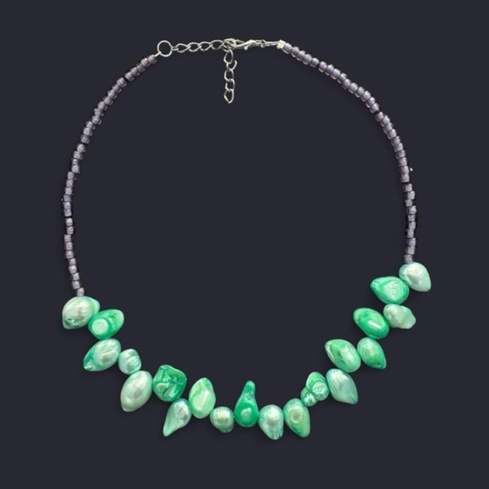 Rainforest Dew Bead Necklace